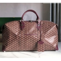 Unique Discount Goyard Bowling 55 Bag 020156 Burgundy 2026