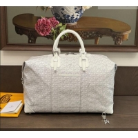 Trendy Design Goyard Bowling 45 Weekend Travel Bag 8949 White 2026