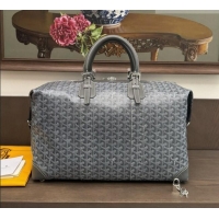 Buy Fashionable Goyard Bowling 45 Weekend Travel Bag 8949 Grey 2026