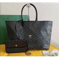 Top Design Goyard Saint Louis PM Tote Bag 0331 Jet Black 2026