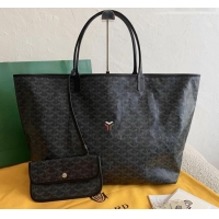 Best Price Goyard Saint Louis Tote Bag GM 0331 Jet Black 2026