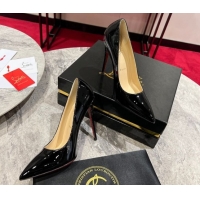 Stylish Christian Louboutin So Kate Pumps 12cm in Patent Leather 0225073 Black 2026