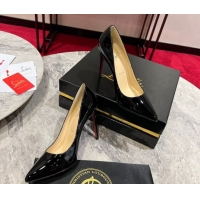 Classic Hot Christian Louboutin Kate Pumps 10cm in Patent Leather 0225075 Black 2026