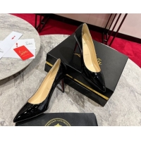 Good Quality Christian Louboutin Kate Pumps 8.5cm in Patent Leather 0225077 Black 2026