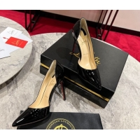 Best Grade Christian Louboutin Iriza Pumps 10cm in Patent Leather 0225079 Black 2026