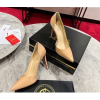 Top Grade Christian Louboutin Iriza Pumps 10cm in Patent Leather 0225080 Nude 2026
