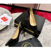 Buy Luxury Christian Louboutin Hot Chick Pumps 10cm in Patent Leather 0225082 Black 2026