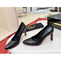 Sumptuous Christian Louboutin Fannylove Pumps 8.5cm in Calf Leather 0225100 Black 2026