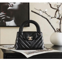 Good Product Chanel Shiny Lambskin Leather Mini Shopping Bag AS4416 Black 2026