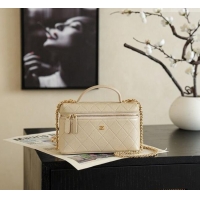 Promotional Chanel Goatskin Leather Vanity Case AP5100 Champagne 2026