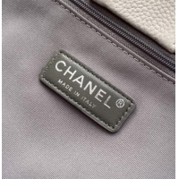 Luxury Cheap Chanel Grained Calfskin Large Shopping Bag AS6056 White 2026