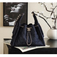 Luxury Cheap Chanel Washed Denim Small Hobo bag AS5293 Dark Blue 2026
