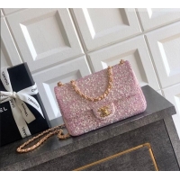 Market Sells Chanel Strass & Pearls Evening Bag AS4297 Pink/White 2026