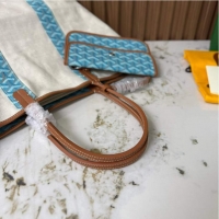 Grade Design Goyard Anjou Saint Louis Pertuis Tote Bag PM 2159 Light Blue