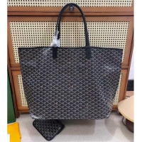 Buy Grade Goyard Original Saint Louis Tote Bag XXL 2376 Black