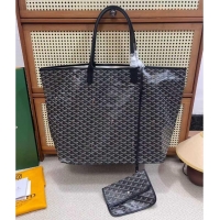 Buy Grade Goyard Original Saint Louis Tote Bag XXL 2376 Black