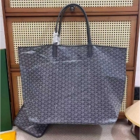 Luxury Classic Goyard Original Saint Louis Tote Bag XXL 2376 Dark Grey
