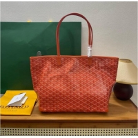 Top Quality Goyard Artois Original Zipper Bag GM 00319 Orange