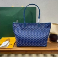 Modern Goyard Artois Original Zipper Bag GM 00319 Light Blue