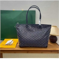 Hot Style Goyard Artois Original Zipper Bag GM 00319 Navy Blue