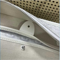 Refined Goyard Artois Original Zipper Bag GM 00319 White