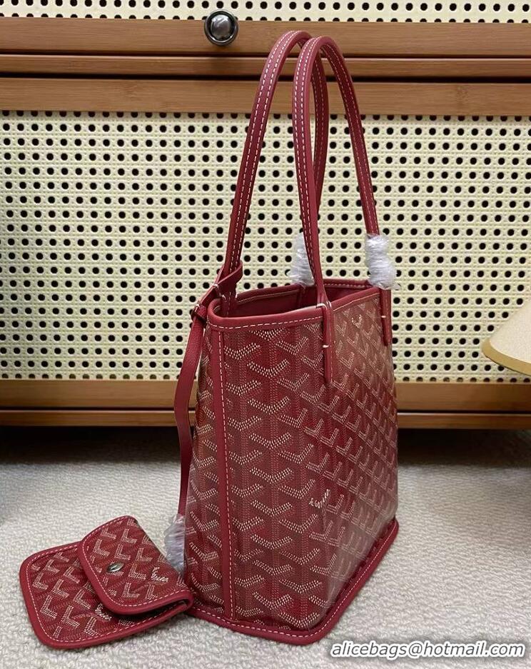Pretty Style Goyard Original Anjou Reversible Bag Mini 2399 Red
