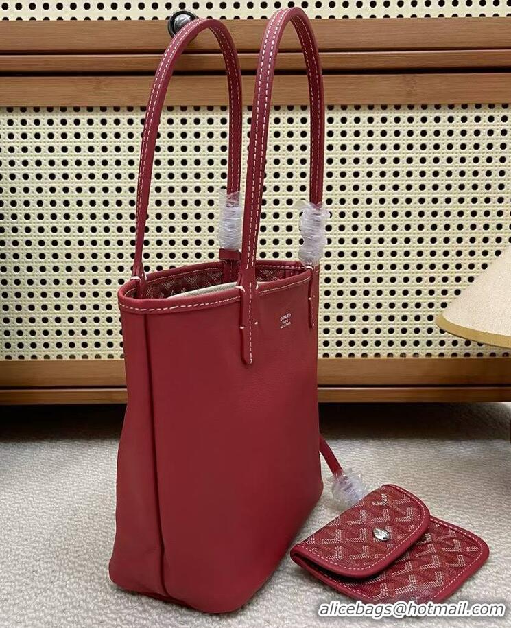 Pretty Style Goyard Original Anjou Reversible Bag Mini 2399 Red