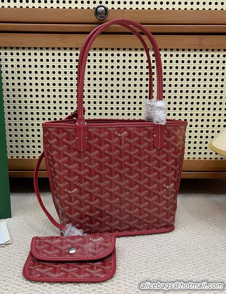 Pretty Style Goyard Original Anjou Reversible Bag Mini 2399 Red