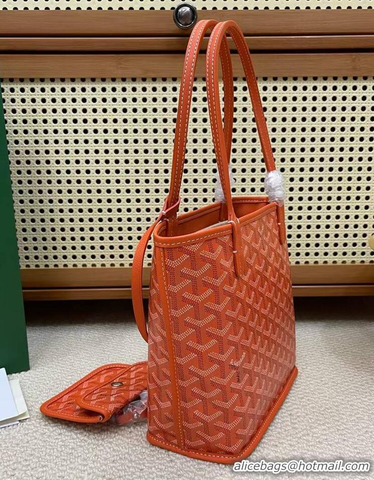 Top Quality Goyard Original Anjou Reversible Bag Mini 2399 Orange