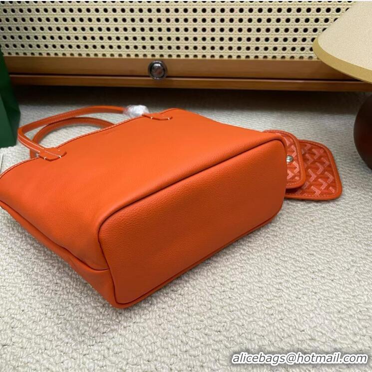 Top Quality Goyard Original Anjou Reversible Bag Mini 2399 Orange