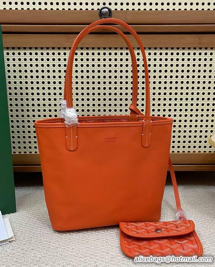 Top Quality Goyard Original Anjou Reversible Bag Mini 2399 Orange