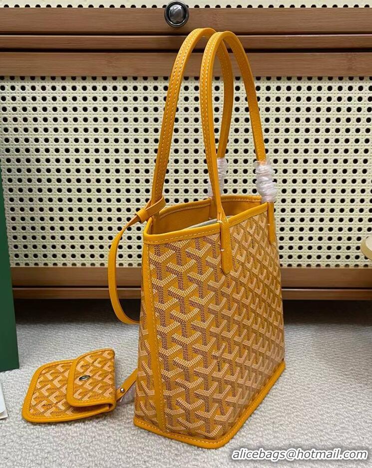 Unique Discount Goyard Original Anjou Reversible Bag Mini 2399 Yellow