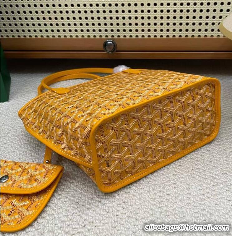 Unique Discount Goyard Original Anjou Reversible Bag Mini 2399 Yellow