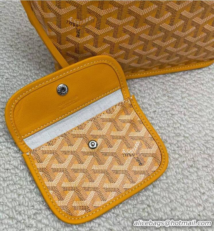 Unique Discount Goyard Original Anjou Reversible Bag Mini 2399 Yellow