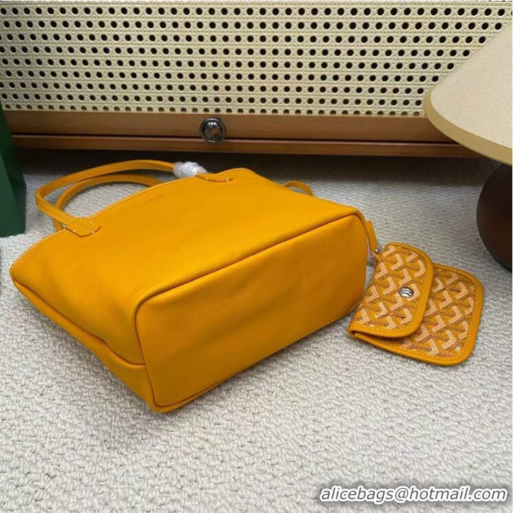Unique Discount Goyard Original Anjou Reversible Bag Mini 2399 Yellow