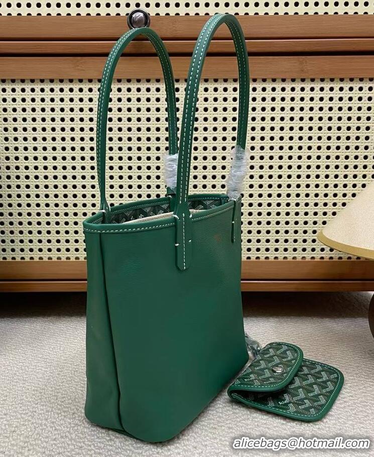 Charming Goyard Original Anjou Reversible Bag Mini 2399 Green