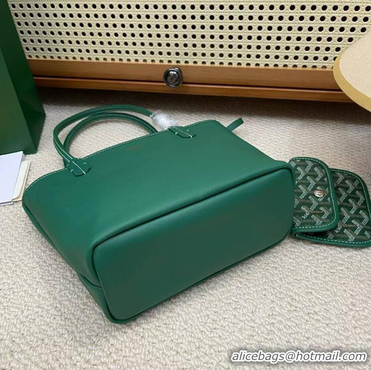 Charming Goyard Original Anjou Reversible Bag Mini 2399 Green