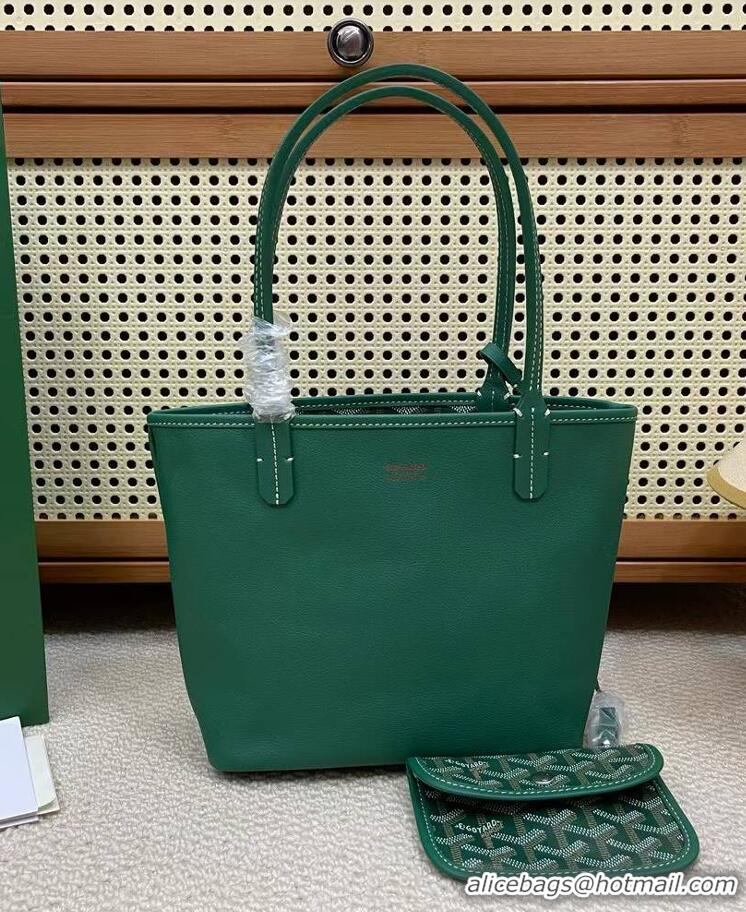 Charming Goyard Original Anjou Reversible Bag Mini 2399 Green