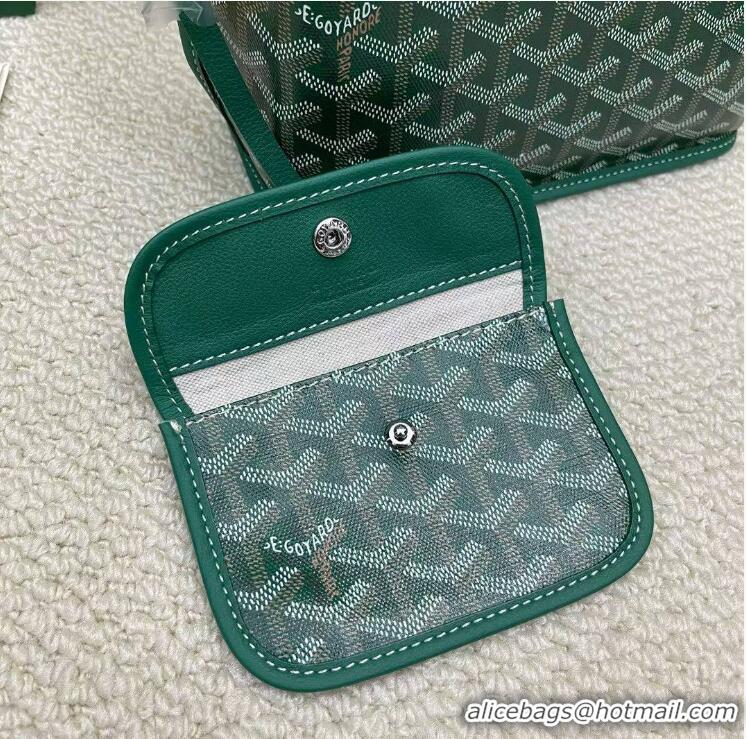 Charming Goyard Original Anjou Reversible Bag Mini 2399 Green