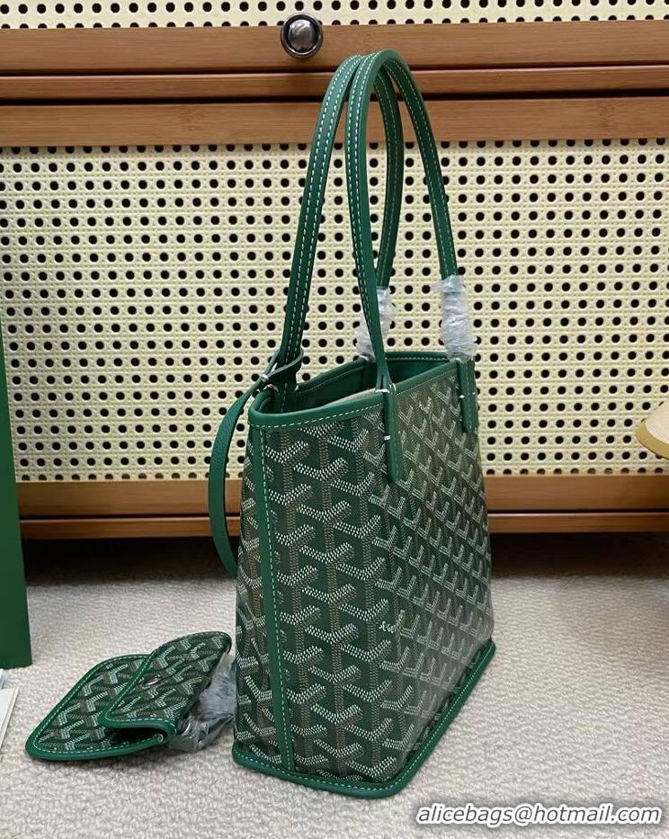 Charming Goyard Original Anjou Reversible Bag Mini 2399 Green