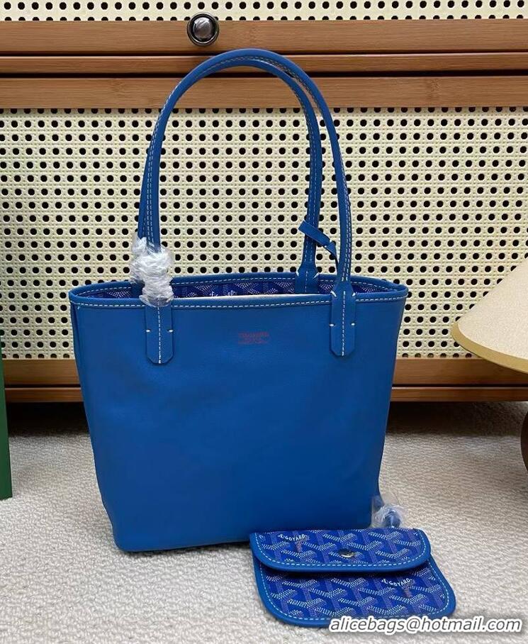 Discount Goyard Original Anjou Reversible Bag Mini 2399 Light Blue
