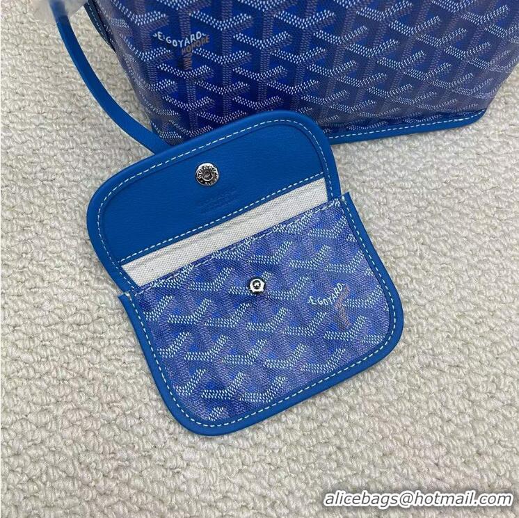 Discount Goyard Original Anjou Reversible Bag Mini 2399 Light Blue