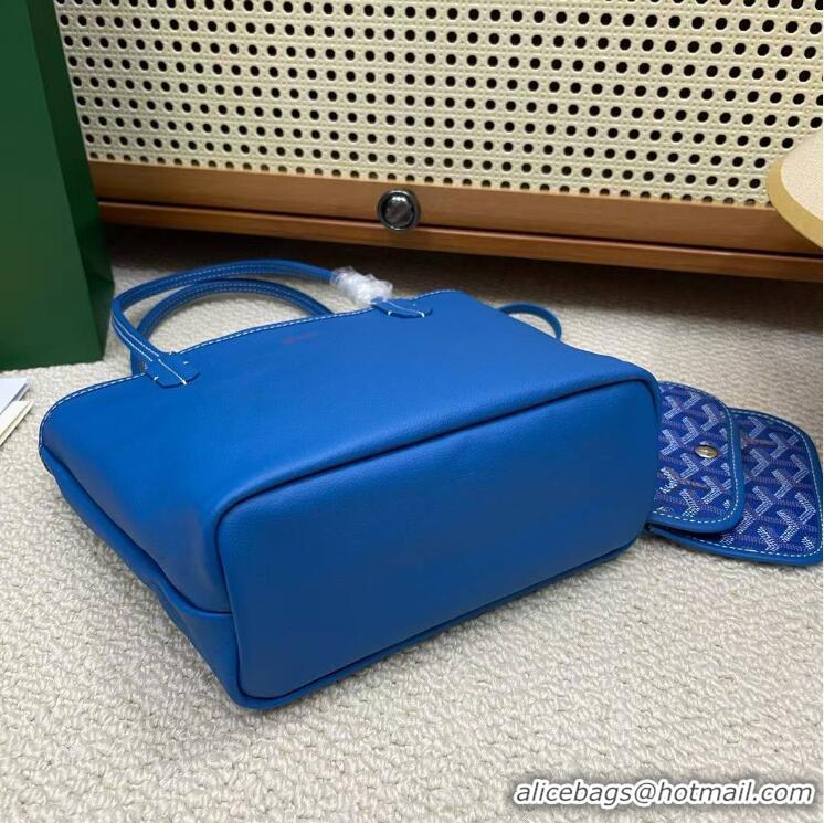 Discount Goyard Original Anjou Reversible Bag Mini 2399 Light Blue
