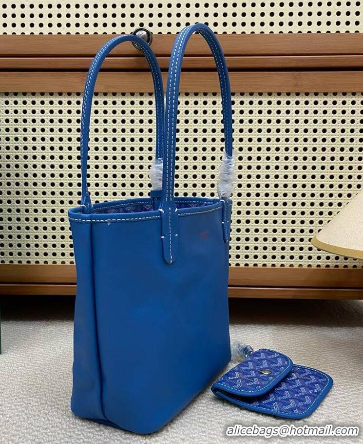 Discount Goyard Original Anjou Reversible Bag Mini 2399 Light Blue