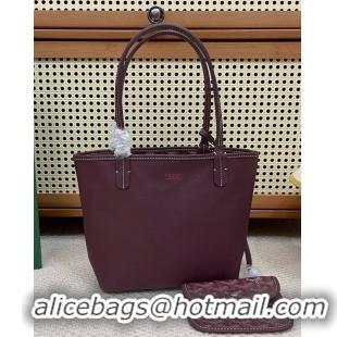 Top Grade Goyard Original Anjou Reversible Bag Mini 2399 Burgundy
