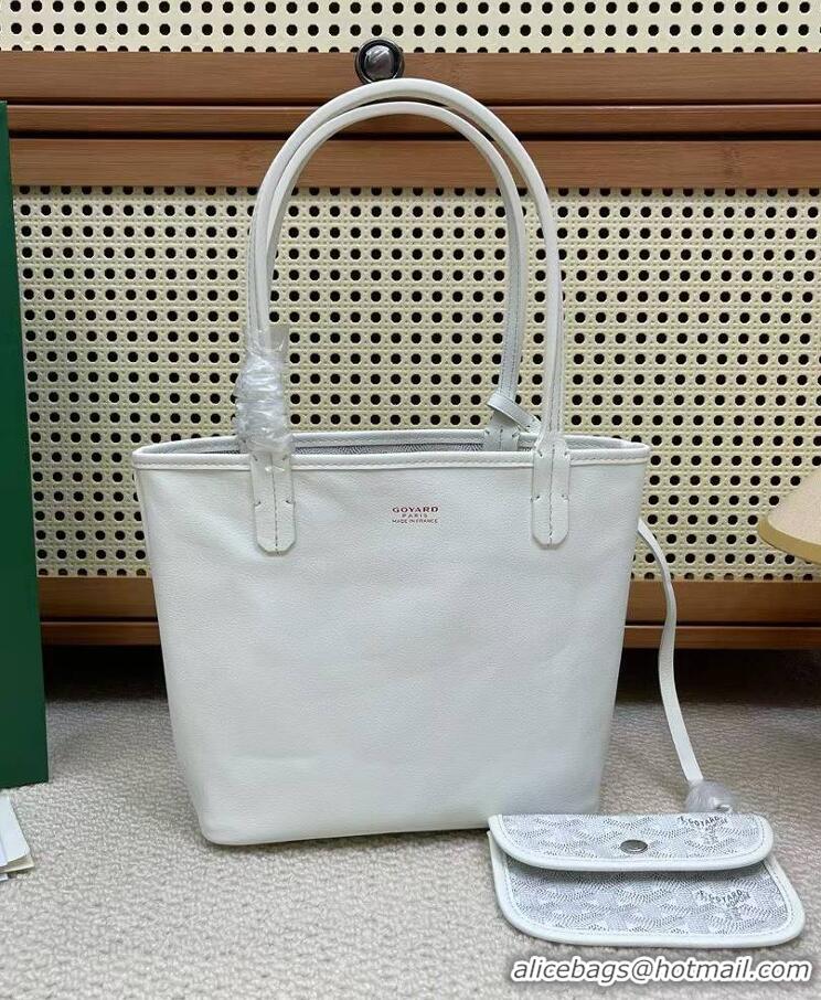Spot Bulk Goyard Original Anjou Reversible Bag Mini 2399 White