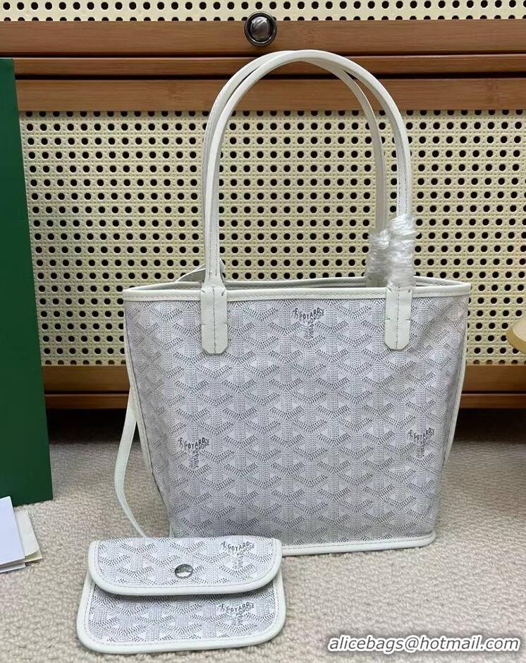 Spot Bulk Goyard Original Anjou Reversible Bag Mini 2399 White