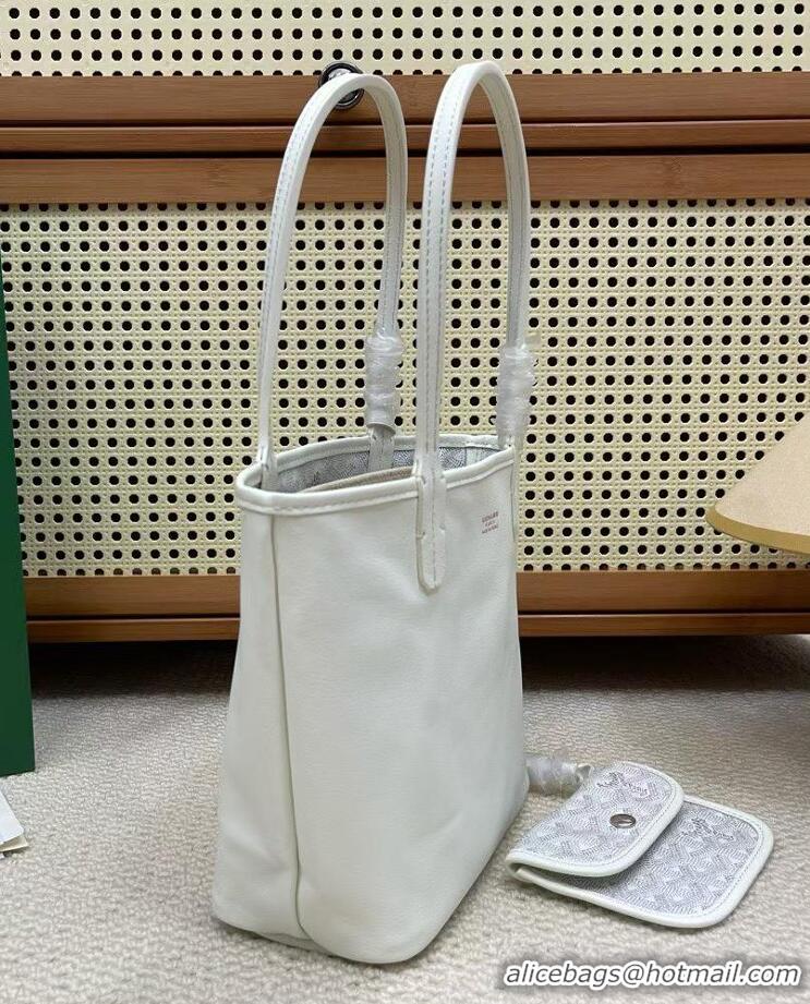 Spot Bulk Goyard Original Anjou Reversible Bag Mini 2399 White