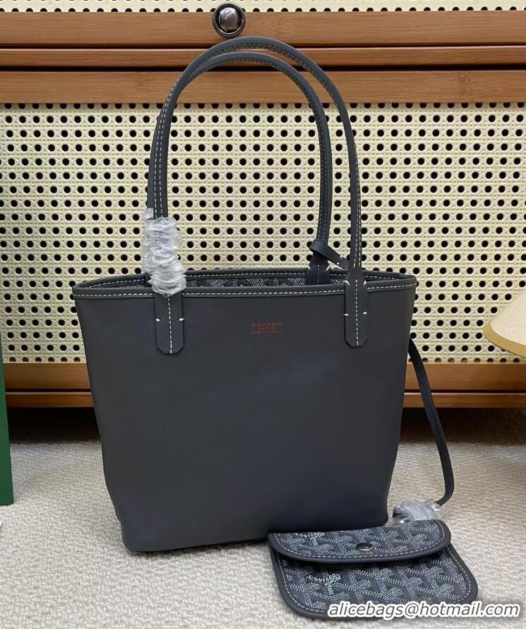 Grade Promotional Goyard Original Anjou Reversible Bag Mini 2399 Dark Grey