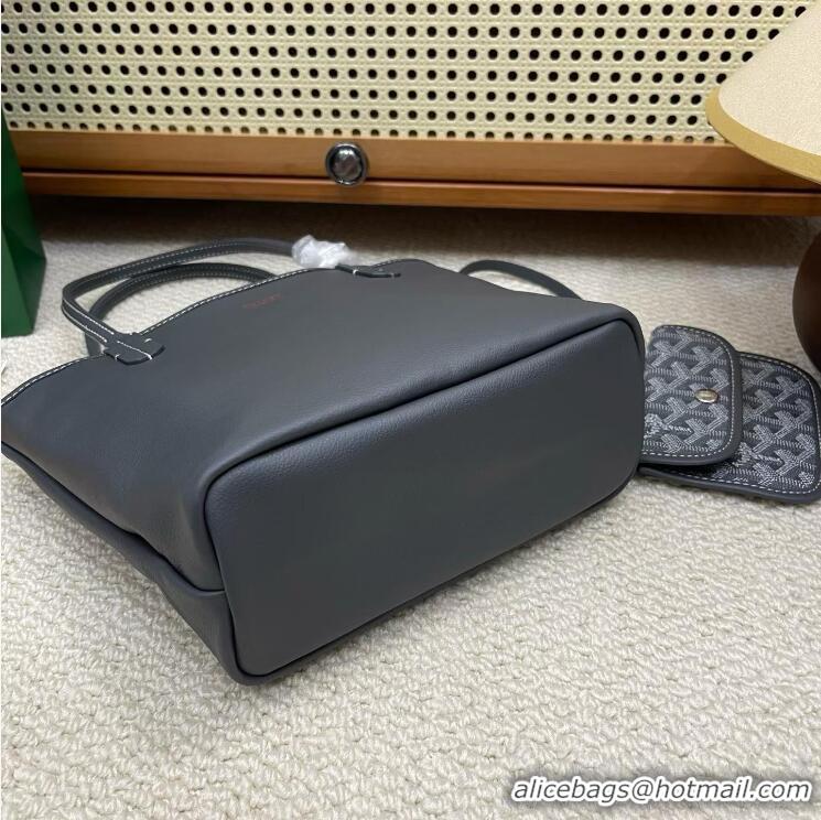 Grade Promotional Goyard Original Anjou Reversible Bag Mini 2399 Dark Grey